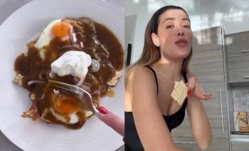 Michelle Salas causa polémica por su versión saludable de chilaquiles y se vuelve “Lady Chilaquil” en redes sociales