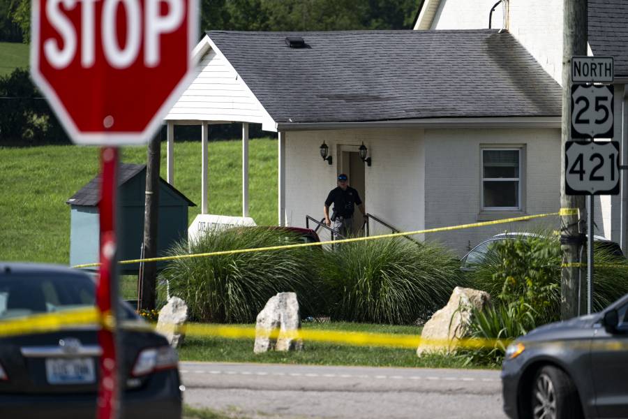 Tiroteo en iglesia de Kentucky deja tres muertos y varios heridos 