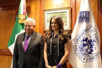 Inauguran Punto Violeta en oficinas de CANACO CDMX para atender violencia de género