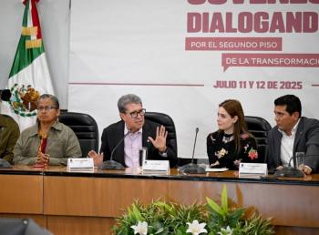 Presidenta Sheinbaum necesita que haya l&iacute;deres que defiendan al pa&iacute;s: Ricardo Monreal