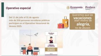 Profeco lanza operativo de verano ante llegada de vacaciones