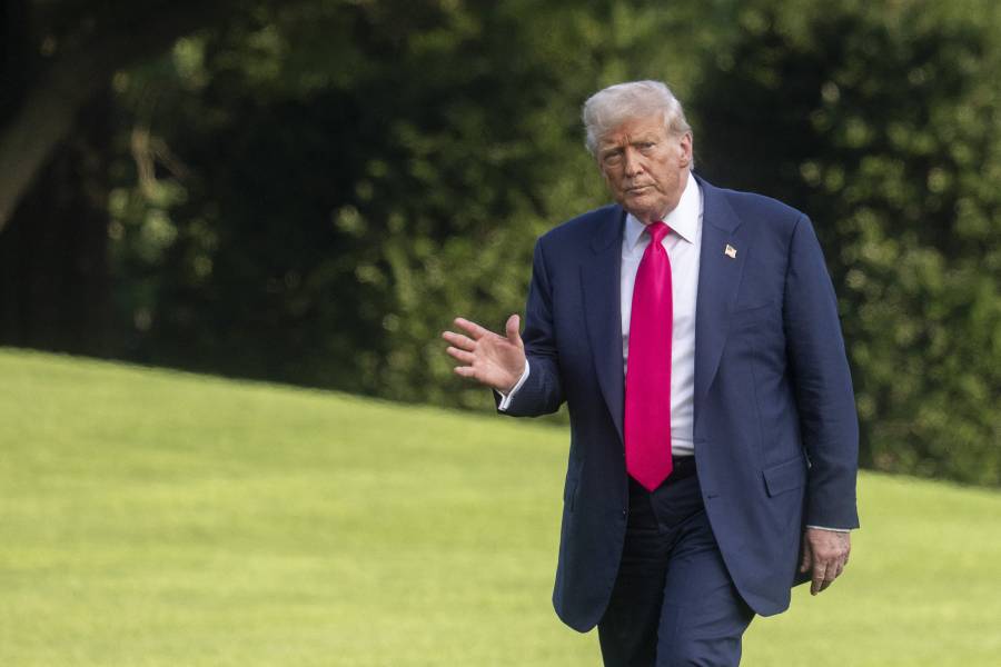 Trump dice que cualquier información 