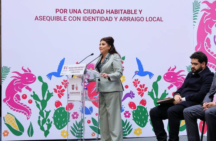 Clara Brugada lanza primer Bando de Gobierno con acciones contra la gentrificación   