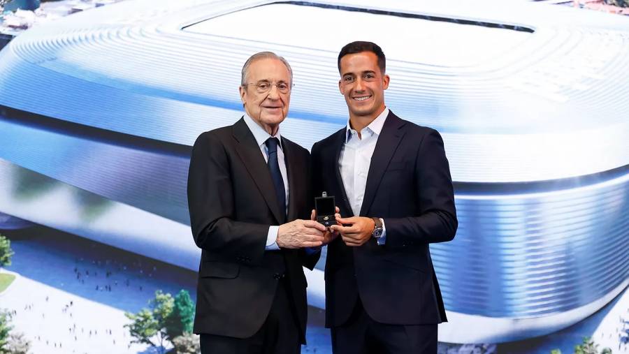 Lucas Vázquez en su despedida: 