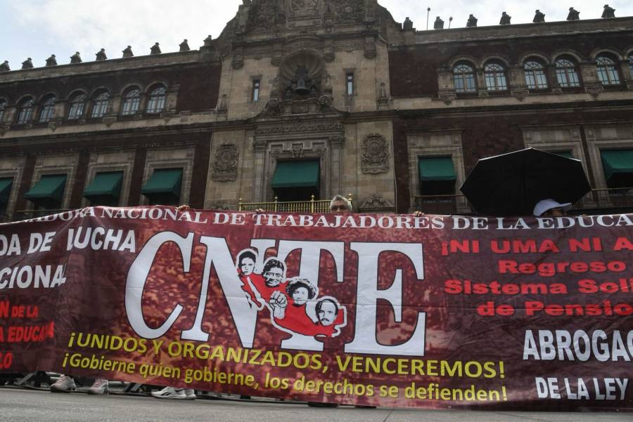 CNTE declara “receso” en su jornada de lucha y exige a Sheinbaum derogar Ley del ISSSTE 2007