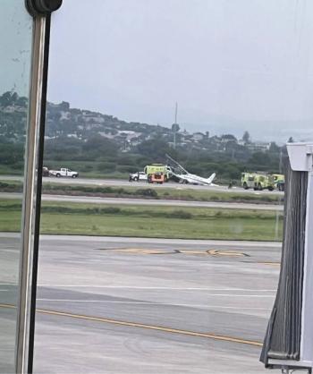 Suspenden operaciones en el Aeropuerto de Quer&eacute;taro tras aterrizaje de emergencia
