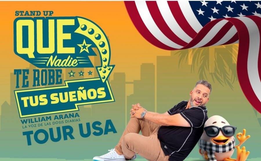 William Arana llega por primera vez a EE. UU. con su show 