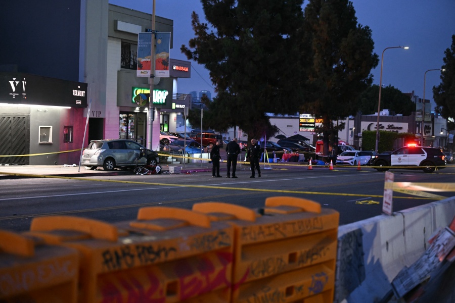 Atropello fuera de club nocturno en Los Ángeles deja una treintena de heridos