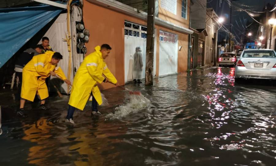 Lluvias intensas en CDMX dejan 44 viviendas afectadas y activan Plan Tlaloque en varias alcaldías
