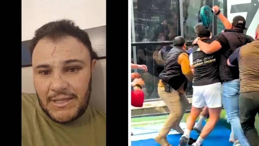 Golpiza a maestro en partido de pádel en Atizapán; escoltas armados y dueño del club implicados