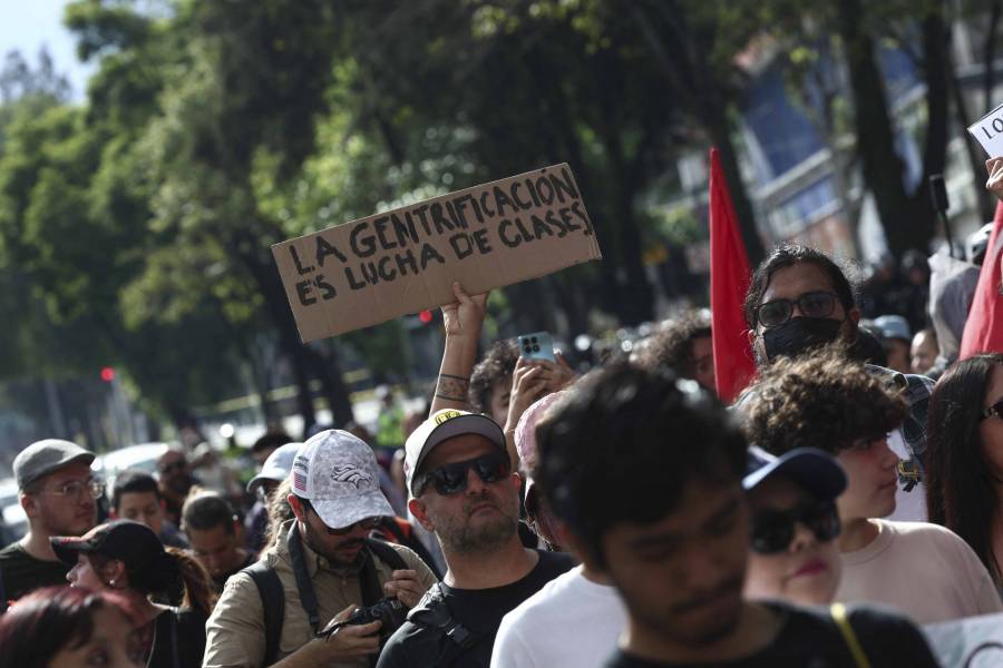 Protestan en Ciudad de México contra gentrificación por el Mundial de Fútbol