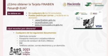 Lanzan Tarjeta FINABIEN Paisan@ para facilitar env&iacute;o de remesas desde Estados Unidos en la secci&oacute;n: Naci&oacute;n