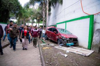 Apoyar&aacute;n a familias afectadas por lluvias en La Magdalena Contreras