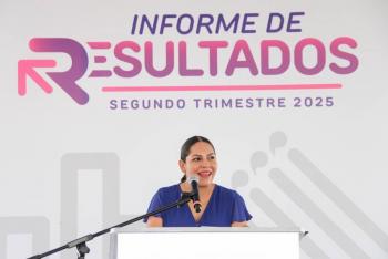 Destaca Lupita Cuautle avances en seguridad durante el primer semestre de su gobierno