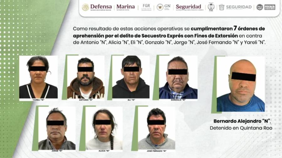 Sheinbaum destaca operativo contra extorsión en el sur del Edomex