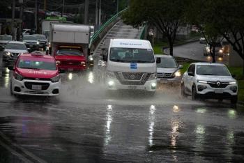 Activan Alerta Amarilla en CDMX por lluvias fuertes y posible granizo