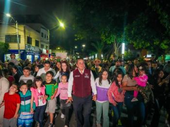 Inaugura Janecarlo Lozano Sendero de Paz en Gustavo A. Madero con iluminaci&oacute;n, banquetas nuevas y murales art&iacute;sticos