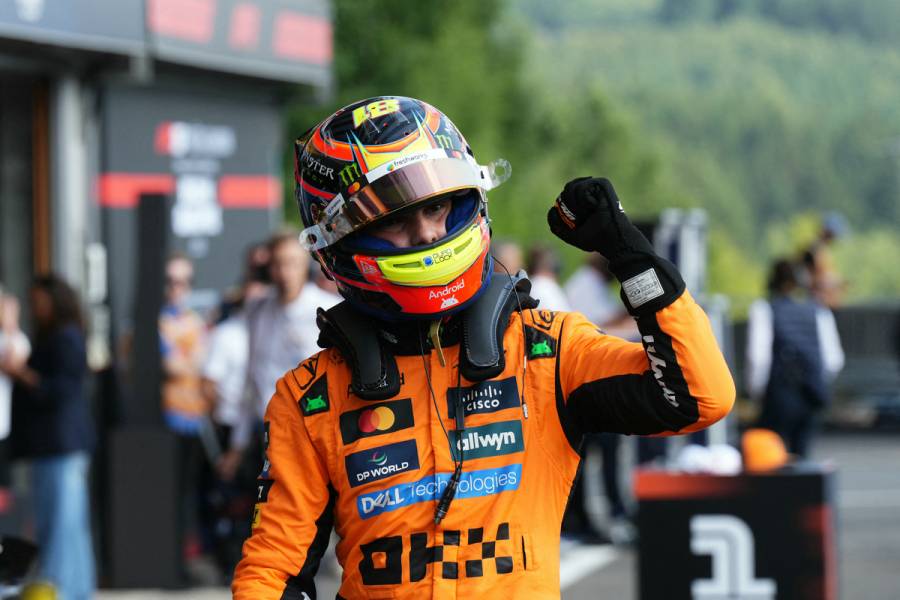 Piastri saca músculo en el primer día del GP de Bélgica