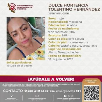 Encuentran otro cuerpo semienterrado en &Aacute;lamo, Veracruz; ser&iacute;a la segunda mujer asesinada en una semana