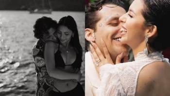 &Aacute;ngela Aguilar celebra en redes su primer aniversario de bodas con Christian Nodal