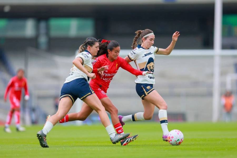 Pumas Femenil vence 1-0 a Necaxa y mantiene su invicto en el Apertura 2025