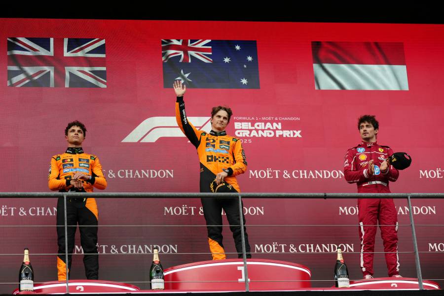 El australiano Oscar Piastri (McLaren) gana el Gran Premio de Bélgica de F1