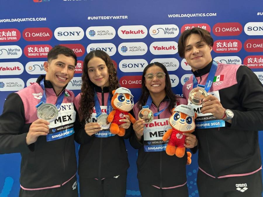 Clavados abre con plata en el Mundial de Deportes Acuáticos Singapur 2025