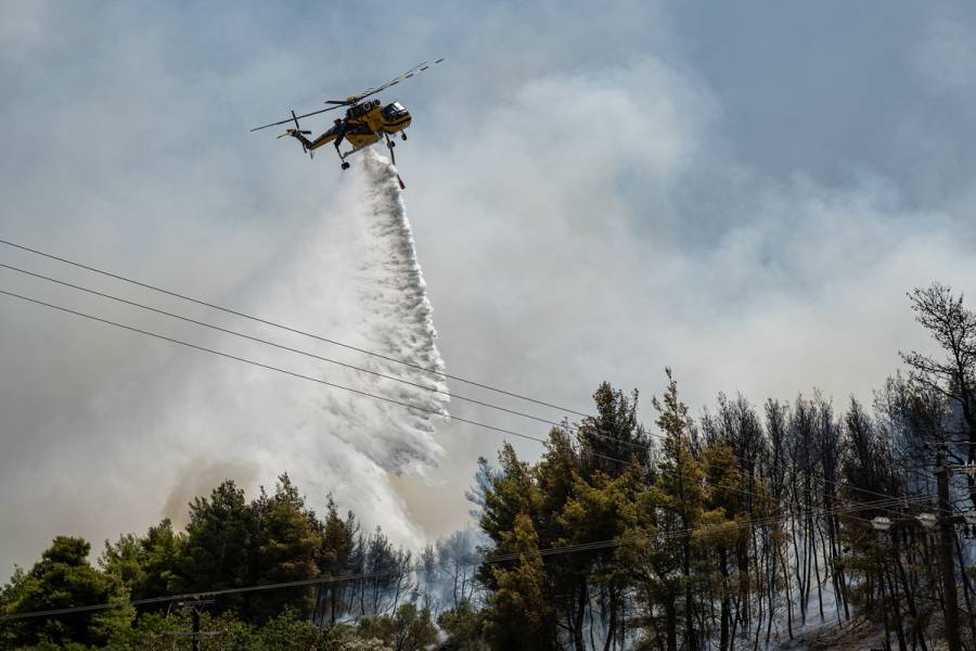 Grecia recibe ayuda de la UE para combatir incendios forestales