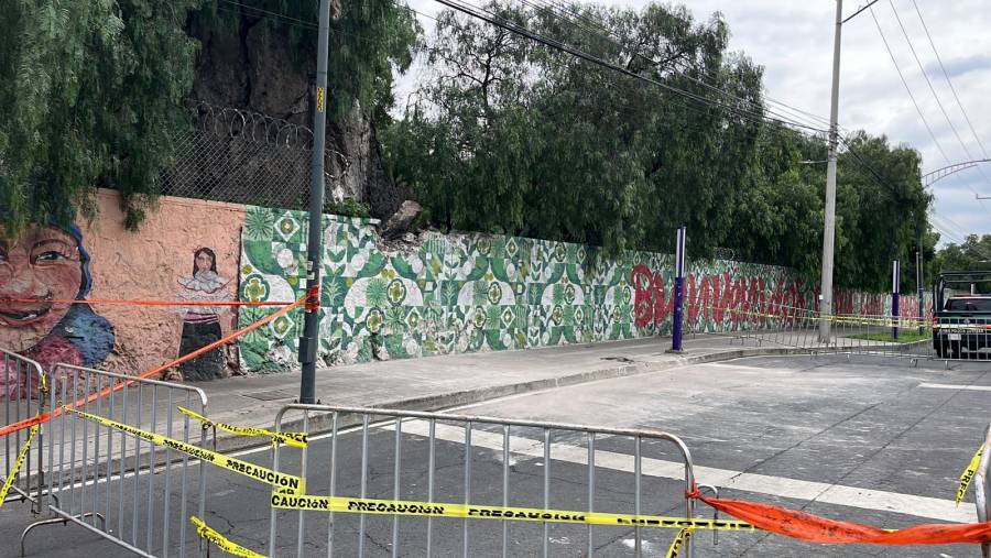 SSC atiende de inmediato caída de roca en avenida Cantera; descartan múltiples lesionados