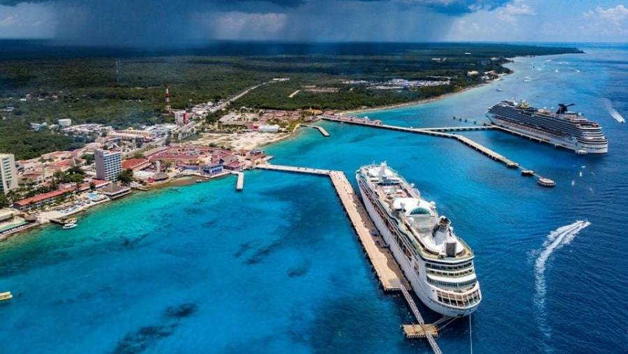 México recibe 5.6 millones de pasajeros en cruceros en primer semestre de 2025: crece 8.4% el turismo marítimo