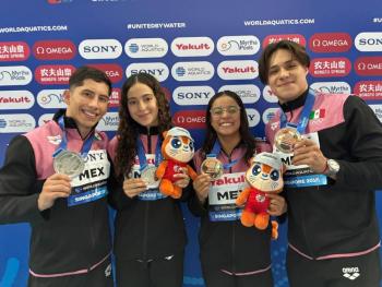 Clavados abre con plata en el Mundial de Deportes Acu&aacute;ticos Singapur 2025