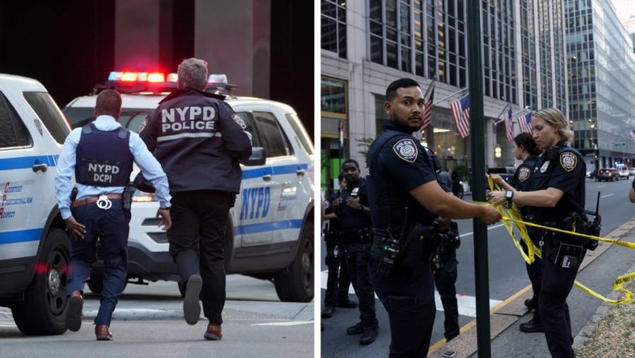 Tiroteo en edificio de Park Avenue deja al menos dos heridos, incluido un policía de Nueva York