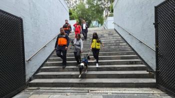Metro CDMX capacita a polic&iacute;as para garantizar acceso a personas con discapacidad y perros de asistencia