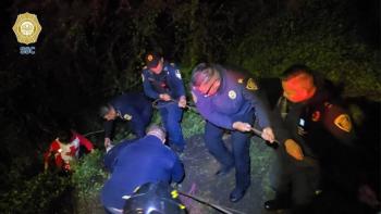 Rescatan a cuatro menores tras caer a un barranco en la Segunda Secci&oacute;n del Bosque de Chapultepec