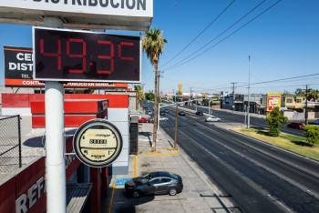 Rompen r&eacute;cords de calor en Mexicali durante temporada de can&iacute;cula