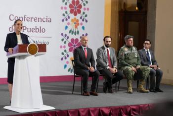 Sheinbaum destaca correcci&oacute;n del FMI y resultados positivos del plan econ&oacute;mico
