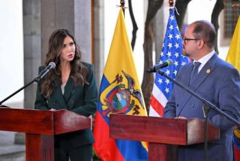 Estados Unidos y Ecuador firman acuerdo de seguridad y cooperaci&oacute;n para frenar migraci&oacute;n irregular