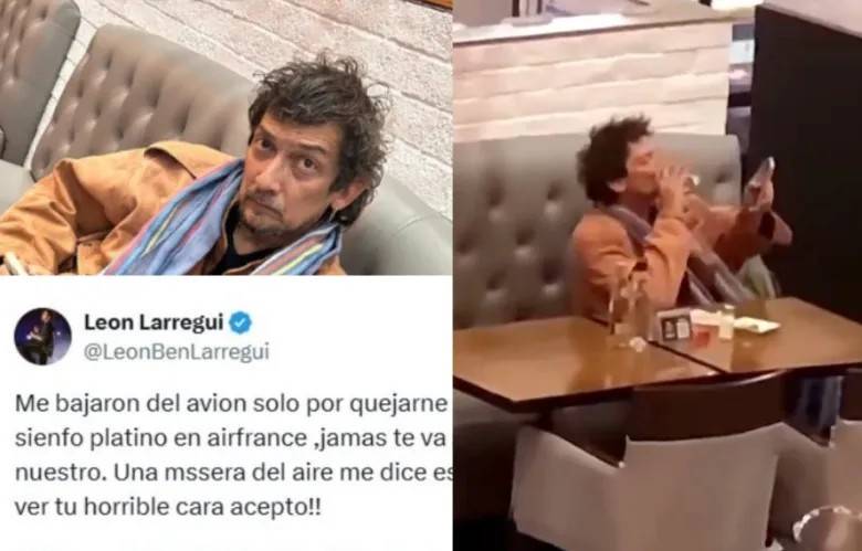 León Larregui es bajado de avión de Air France por supuesto comportamiento inapropiado  