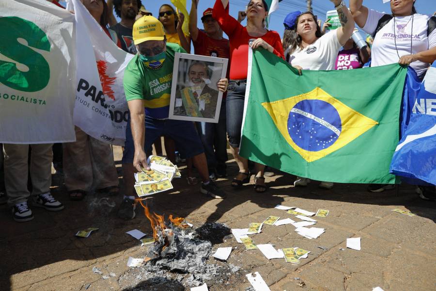 Simpatizantes de Bolsonaro manifiestan en Brasil tras sanciones de EEUU 