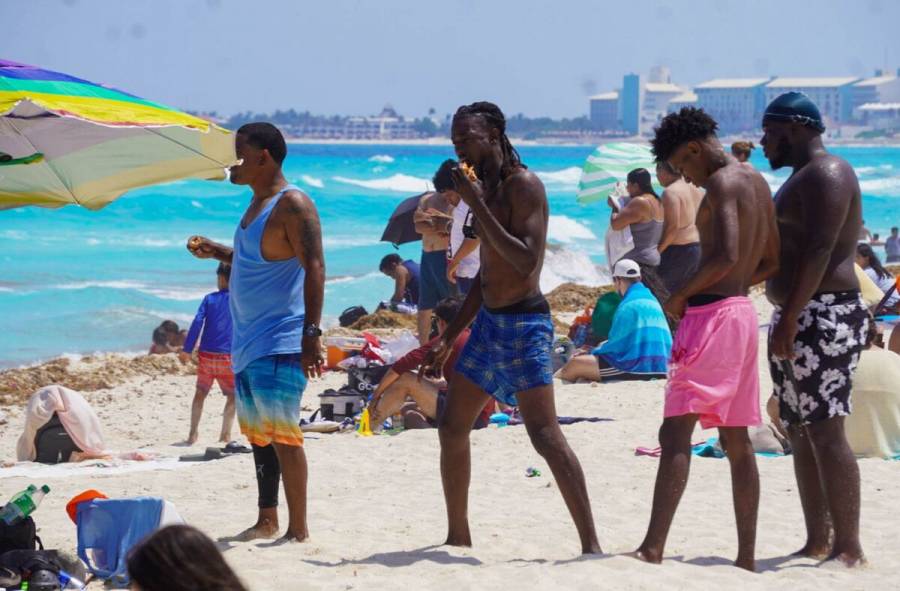 Crece 3.3% gasto de turistas internacionales en primer trimestre