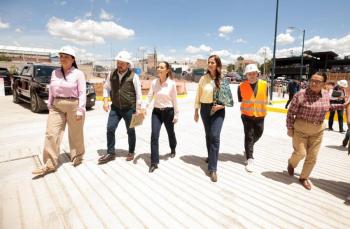 Claudia Sheinbaum y Libia Dennise refuerzan alianzas en Guanajuato con proyectos educativos, de salud y transporte