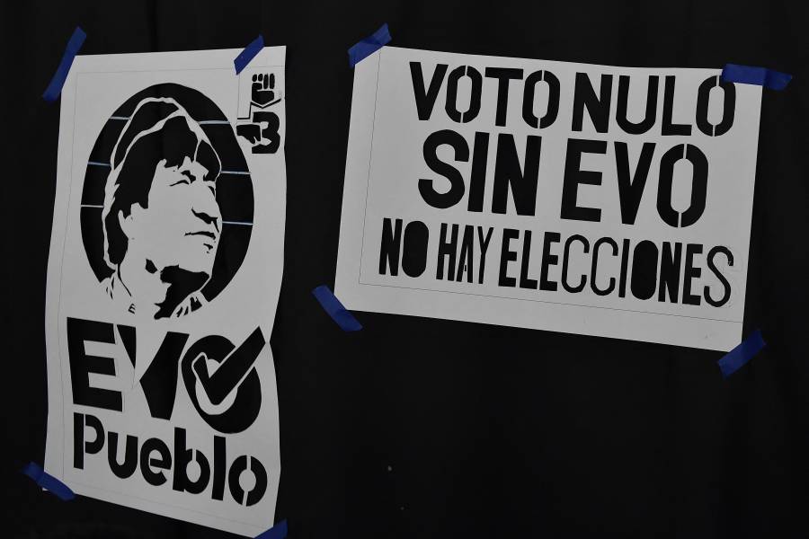 Seguidores de Evo Morales promueven el voto nulo para elecciones presidenciales de agosto