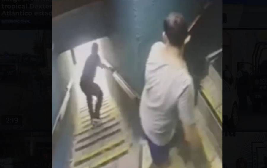 Hombre muere tras caer de escaleras al salir de un bar en Monterrey