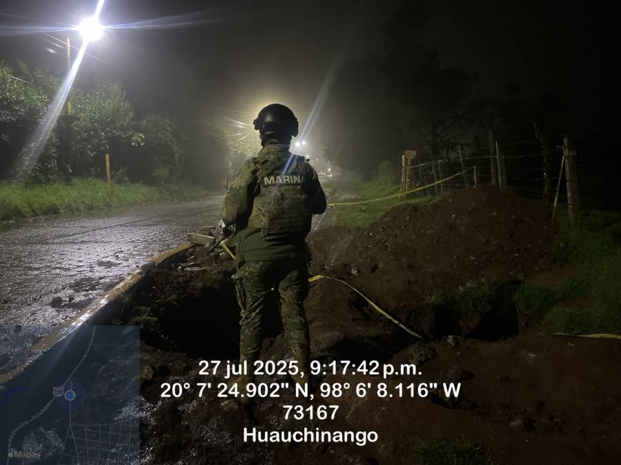Marina localiza e inhabilita 14 tomas clandestinas de hidrocarburo en Puebla durante julio