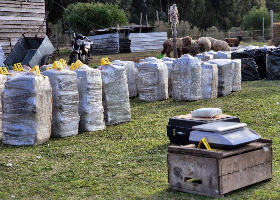 Incautan más de dos toneladas de cocaína en Uruguay 