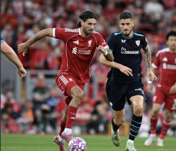 Liverpool inflige sendos correctivos al Athletic en Anfield