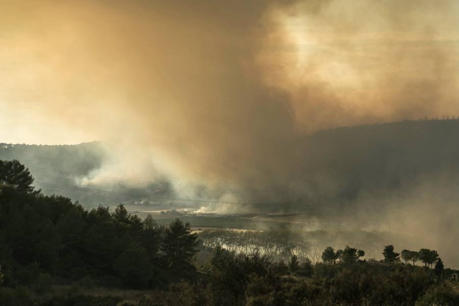 Incendio en el sur de Francia arrasa hectáreas y obliga a cerrar una autopista