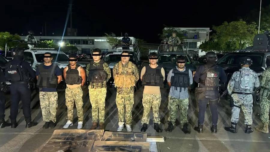Detienen a seis presuntos extorsionadores en Comalcalco, Tabasco: Harfuch