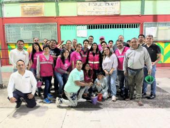 GAM renueva más de 80 escuelas públicas con pintura, limpieza y rehabilitación integral