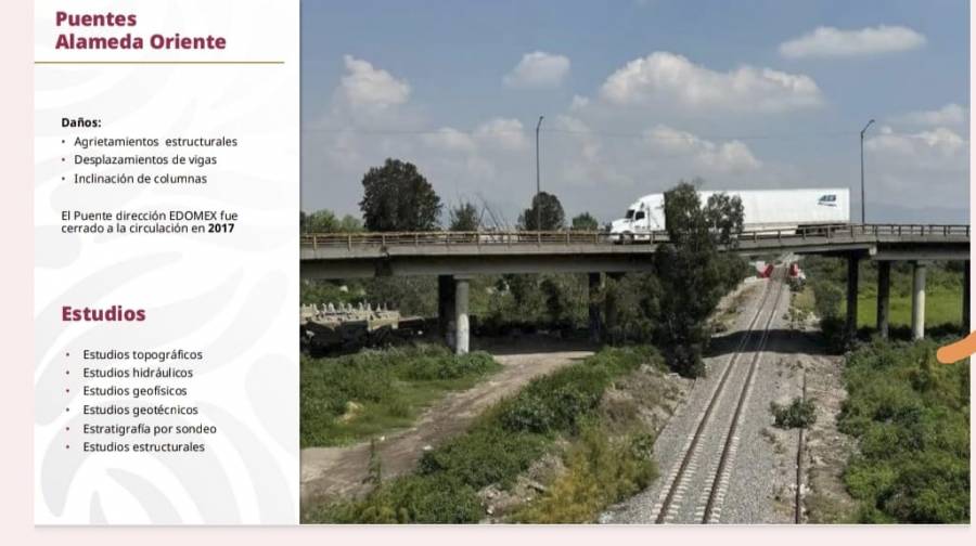 Reconstruir&aacute;n dos puentes vehiculares da&ntilde;ados por el sismo de 2017 entre Edomex y CDMX